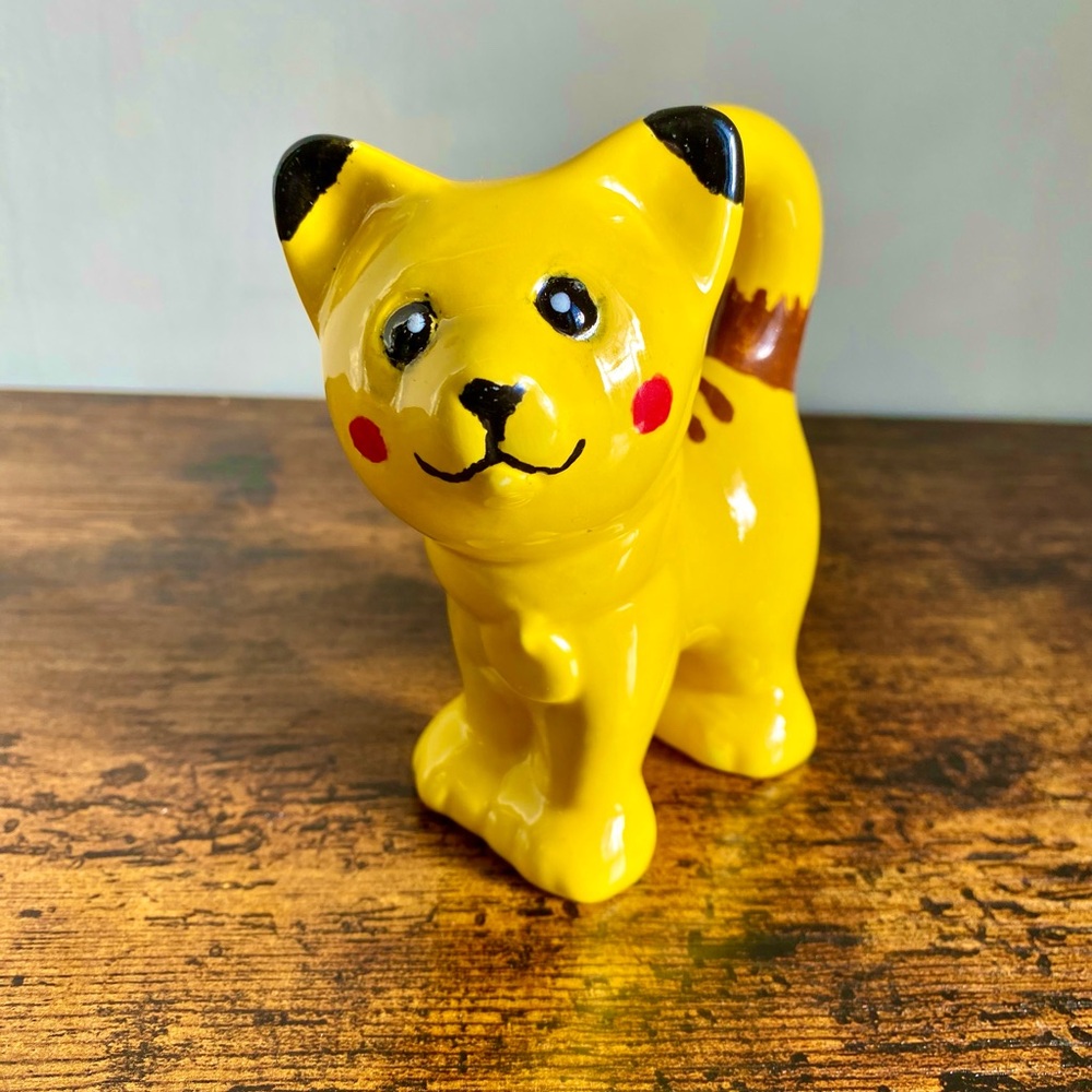 Pikachu Cat Hybrid (Pokemon Sculpture)